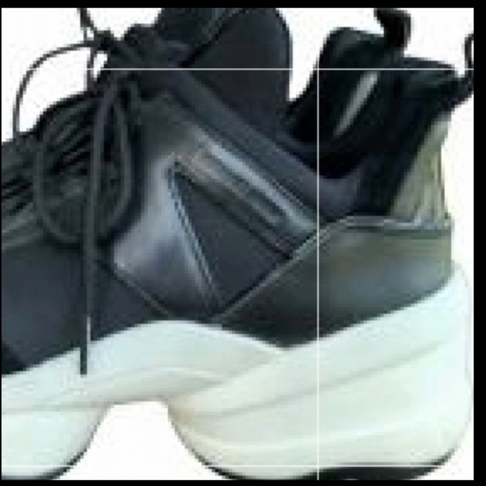Michael Kors Olympia Extreme Black White Ivory Athletic Shoe Sneaker Women 10 - Picture 6 of 14